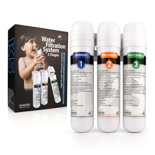 M5 Three-Stage Water Filtration System