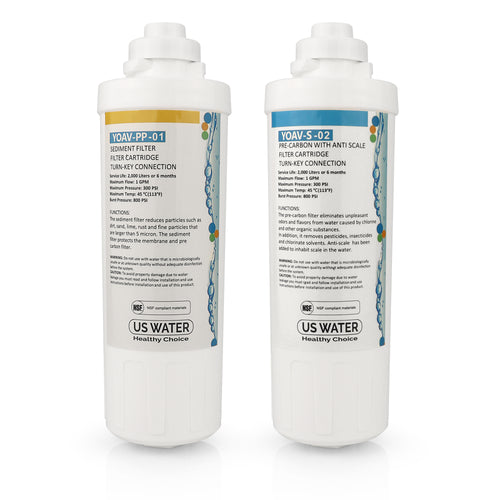 DUAL STAGE REPLACEMENT WATER FILTERS